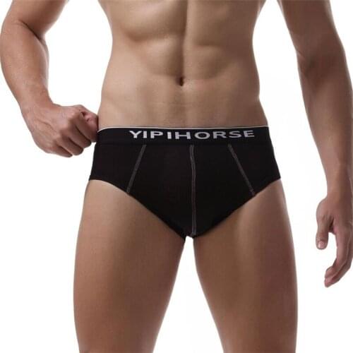 2018 New Calzoncillos Hombre Mens Underwear 4pcs/lot Hot Men Briefs Underwear Pure Cotton Color Sexy Trunks Cuecas Gay Shorts