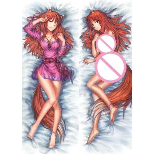 MMF Wolf and Spice Horo body pillow cover Hot anime Okami to Koshinryo/ Spice and Wolf Holo body PillowCase Dakimakura