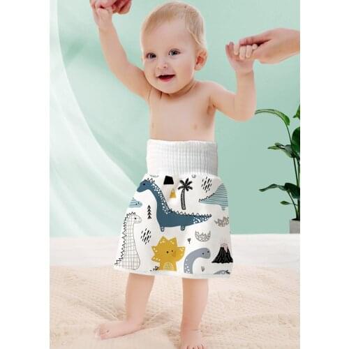 New Infant Children Waterproof Diaper Skirt Shorts 2 in 1 Washable Reusable Urine Pad Diaper Newborn Training Skirt Nappy Diaper