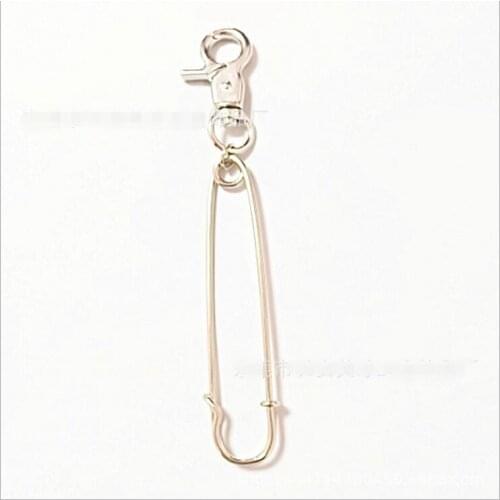 NEW Street Long Metal Wallet Belt Chain Rock Punk Trousers Hipster Pant Jean Keychain Silver Ring Clip Keyring HipHop Jewelry