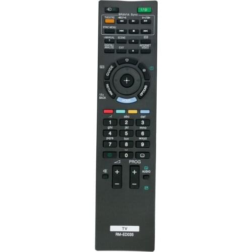 New RM-ED035 Replaced Remote Control fit for SONY Bravia LCD TV Series KDL22EX320 KDL24EX320