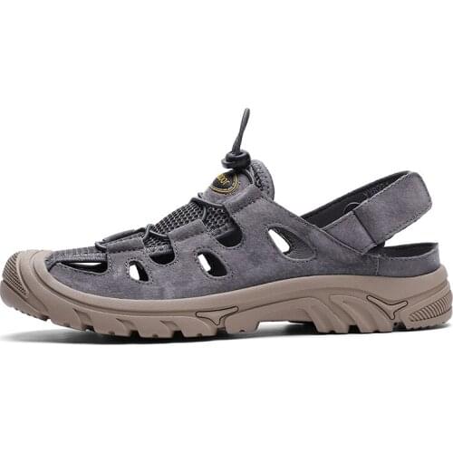 Slide hollow outdoor in big 39 44 flat slip sandals slippers sandales safety samool praia sandale sandles mens homme sandal for