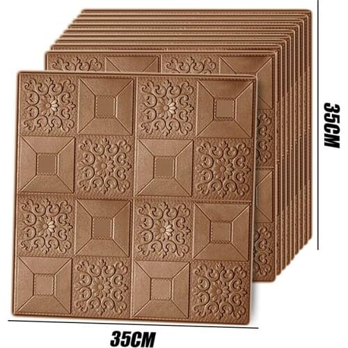 Self-Adhesive Wallpaper Brick Diy Waterproof Wall Tile Decoration Wallpaper Decoration ChildrenS Room Living Room