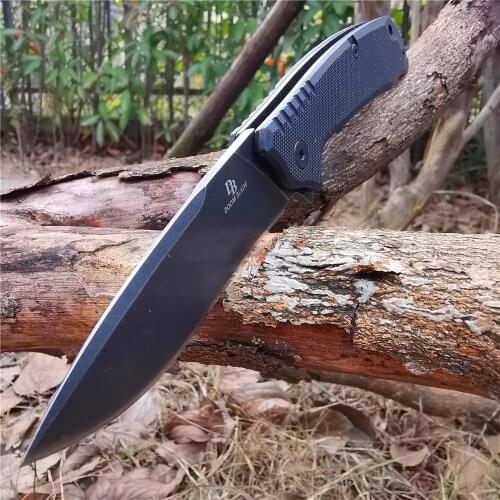 8.07-inch Ultra-sharp Folding Knife, Stainless Steel Blade, G10 Handle, Lightweight High-quality Pocket Knife, Hunting Knife