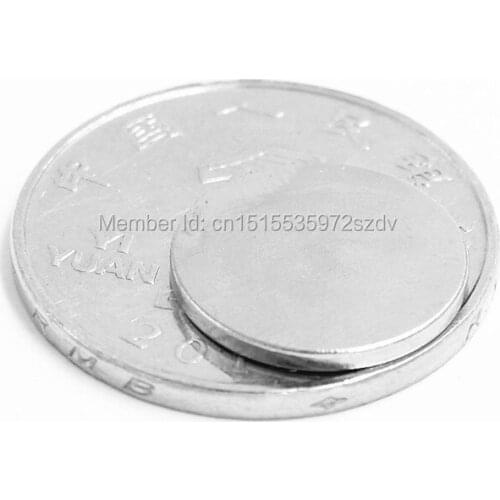 500pcs Strong Round Dia 15mm x 1.5mm N35 Rare Earth Neodymium Magnet Art Craft Fridge 15x1.5mm