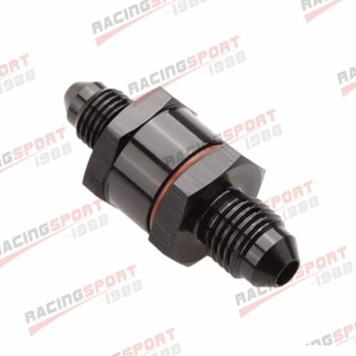 6AN Male To 6AN Male High Flow Billet Turbo Oil Feed Line Filter 150Micron red/blue/silver/black