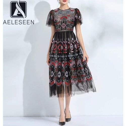 Floral Summer Dresses AELESEEN China