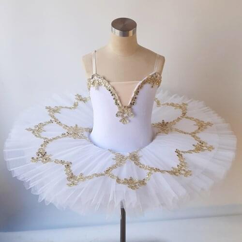 Pink Blue White Ballerina Dress Professional Ballet Tutu Child Kids Performance Clothes Ballet Costume Dancewear Outfits Girls