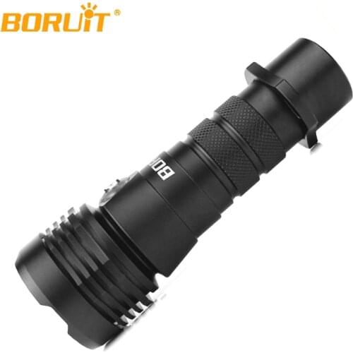 Boruit M51 1xCREE XM-L2 1000 Lumens 3-Mode LED Diving Flashlight (1x18650/1x26650)