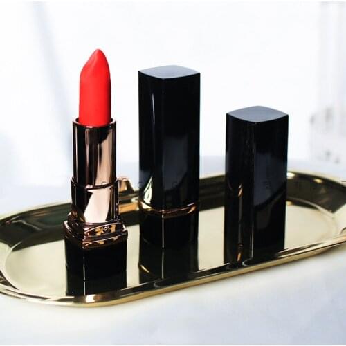 Black square lip tubes 12.1mm plastic lipstick tube empty tube lipstick empty tube lipgloss tubes lip blam tubes