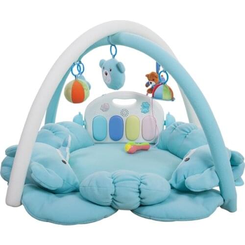 Baby Piano Music Playmat Toys Soft Play Mats Activity Gym Kids Infant Sports Educational Rack With Bluetooth 0-3Years Old