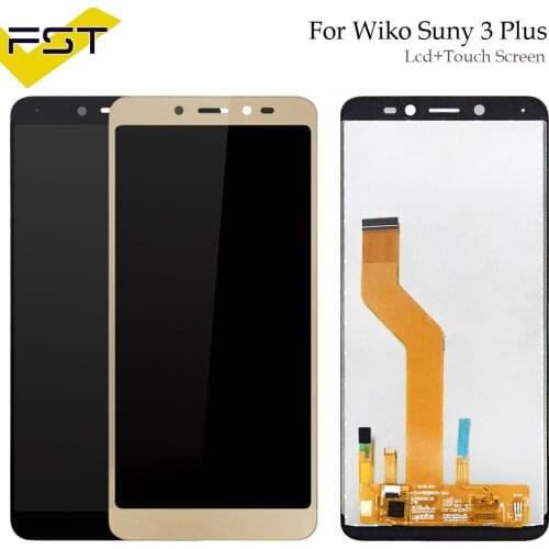 For Wiko Sunny 3 Plus Sunny3+ LCD Display with Touch Screen Digitizer Mobile Phone Accessories For Sunny 3Plus Lcd Sensor+Tools