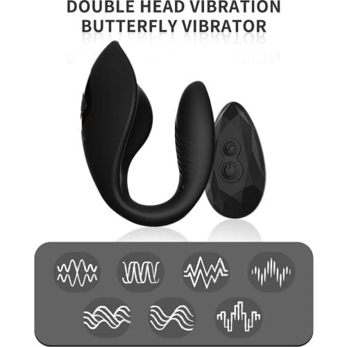 USB charging dual panties vibrator for women wireless remote control masturbation device adult sex toys Silicone G-Spot massager