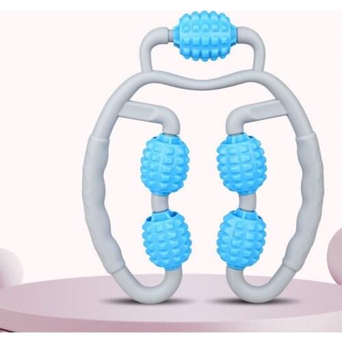 XC LOHAS Ring Clip Leg Massager Yoga Wheel U Shape Foam Roller Muscle Yoga Wheel Reformer Sports Relaxation Fitness Equipment