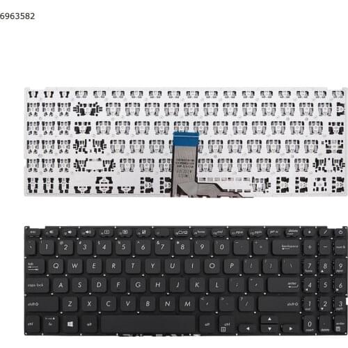 US QWERTY New Keyboard for ASUS Vivobook X509 X509FA X509FJ X509DA Laptop Black NO Frame