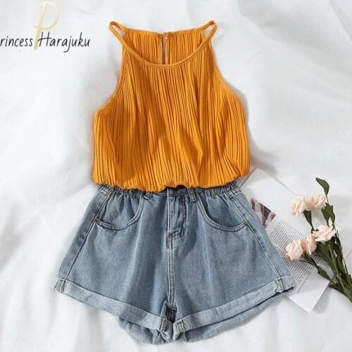 Fashion New All Match Sashes Casual Women Denim Shorts Crimping High Waist Slim Summer Jeans Shorts Chic Hot Ladies Bottom 2021