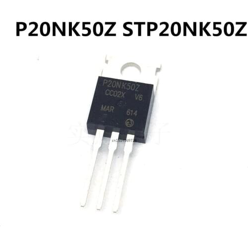 Original New / 5pcs / P20NK50Z STP20NK50Z TO-220 500V 17A