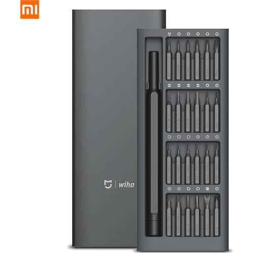 Xiaomi Mijia Wiha ScrewDriver 24 in 1 Precision Kit 60HRC Magnetic Bits Xiomi Home Kit Repair Tools For Smart Home