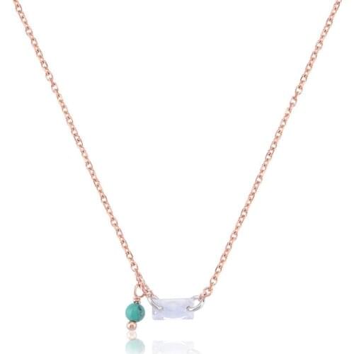 Chain Zircon Cubic Zirconia Necklace
