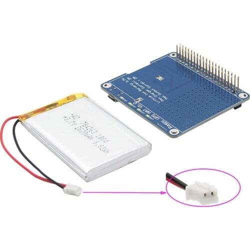 Raspberry Pi Lithium Battery Expansion Board Can Display Power UPS HAT Expansion Board Support Filling While Using