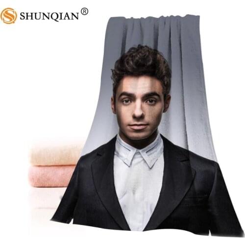 Custom Nathan Sykes Towels Microfiber Fabric Popular Face Towel/Bath Towel Size 35x75cm, 70x140cm Print your picture