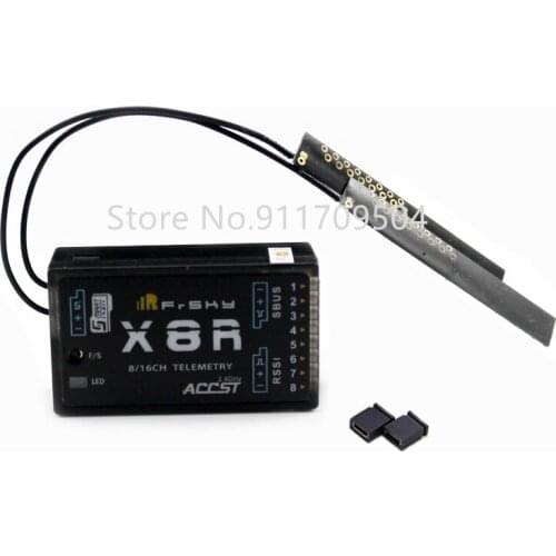 Frsky X8R remote control fixed-wing aircraft receiver 8 channel output dual antennas for Taranis X9D Plus-PCB antenna