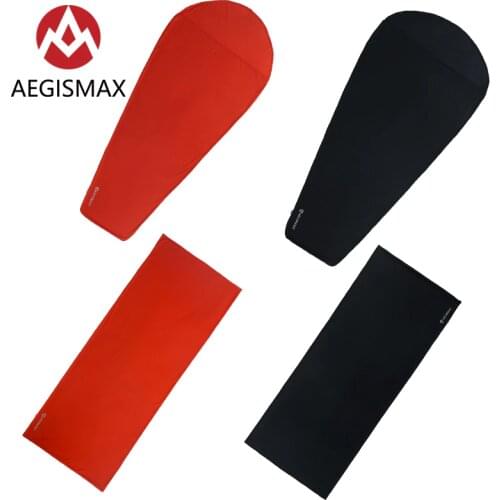 AEGISMAX Thermolite warm 5/8 degrees Celsius sleeping bag liner outdoor camping portable single sleeping pad lock temperature