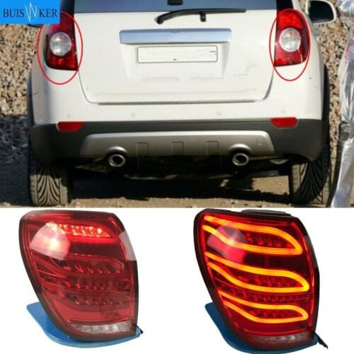 For Chevrolet Captiva 2009-2016 taillights LED Tail Lamp rear trunk lamp cover drl+signal+brake+reverse