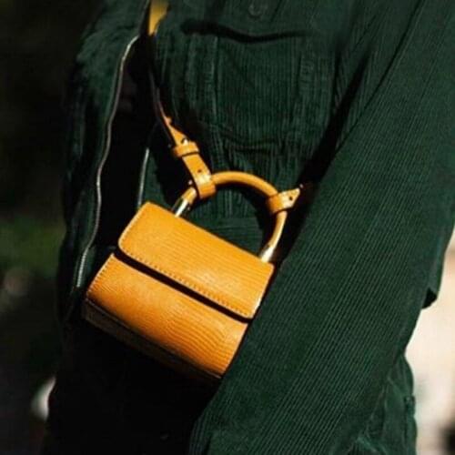 Women bag 2020 new vintage simple PU Flap Solid Hasp Soft Shoulder Bags handbag purse MINI bag Euro-America style designer bags