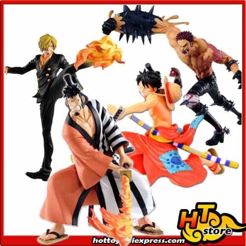 100% Original Banpresto BATTLE RECORD COLLECTION Figure - SANJI Monkey D. Luffy Charlotte Katakuri From "ONE PIECE"
