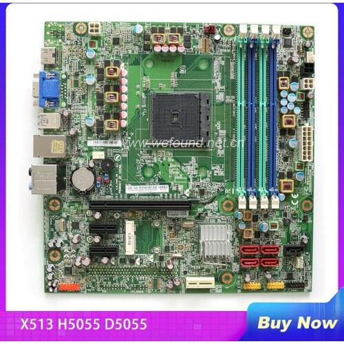 100% Working Desktop Motherboard for X513 H5055 D5055 CFM2+A78M FM2+ DDR3 5B20H34310 System Board Fully Tested