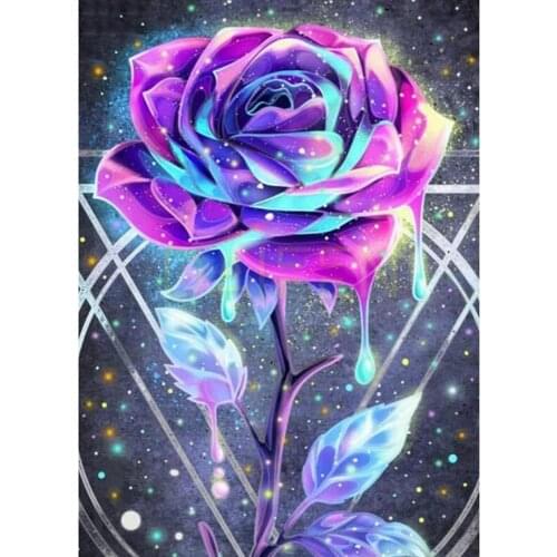 5D DIY Diamond Painting Rose Full Square/Round Diamond Embroidery Flower Mosaic Rhinestone Home Decor Gift