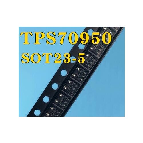 FREE SHIPPING 10pcs/lot NEW Linear/stabilizer TPS70950DBVR TPS70950 SDH 5.0 V voltage chip SOT23-5