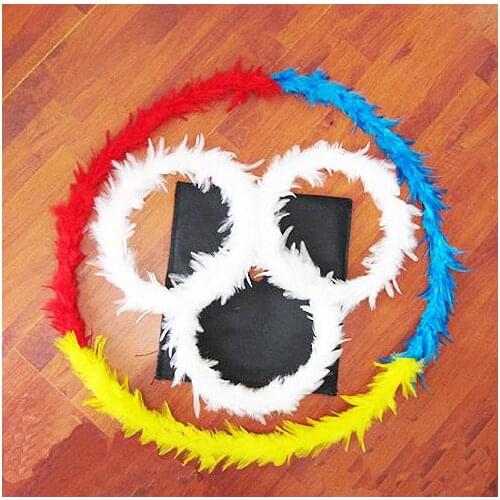 Free Shipping Color Changing Feather,Stage Magic,Close-Up,Magic Tricks,Illusions,Comedy,Gimmick,Props,Super Effect,Magia Toys