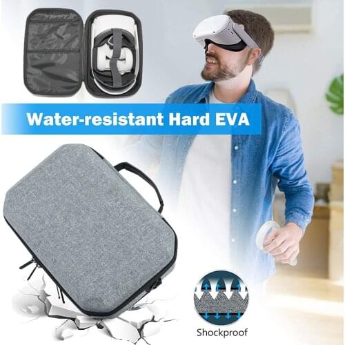 For Oculus Quest 2 Case EVA Portable Storage Bag with Shoulder Strap for Oculus VR Glasses Accessories