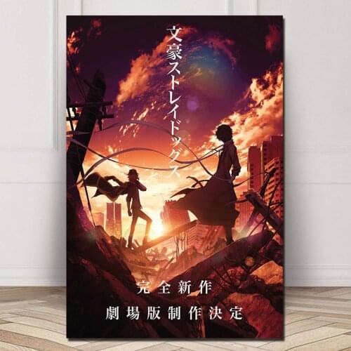 One Piece Bungou Stray Dogs Dead Apple Poster Comic Canvas Print Wall Art Picture Home Decor Decor on Wall In Bedroom Decoration