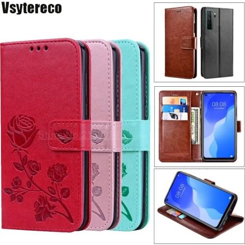 Leather Phone Holster For Huawei Nova 7 SE CDY-AN00 Flip Case for Huawei Y5p Y6p Y7p Y8p Coque Hawei Nova 7 Pro 5G Nova7i etui