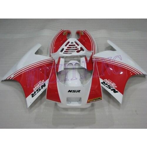 Fairings NSR 250RR 89 Motorcycle Fairing for Honda NSR250R 1989 White Red Fairings NSR250 RR 1988 - 1989