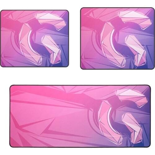 Original Esports Tiger Gaming Neon Mousepad Smooth Flexible Gamer Mouse Pad Mousepad For Gaming Neon Hemming