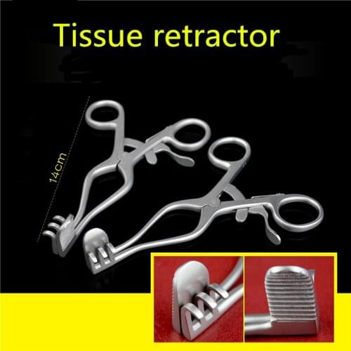 Animal orthopedic instrument medical square teeth Skin soft tissue Retractor Distraction Expansion forcep Muscle distractor