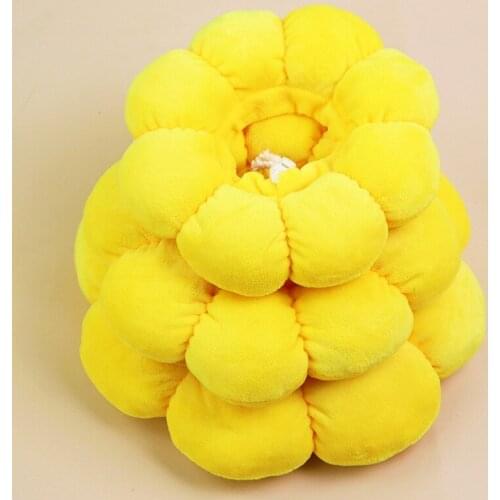 Sunflower Circle Pet Dog Collar Cat Anti-bite Head Cover Dogs Pets Accessories Puppy Harnesses Headgear Cotton