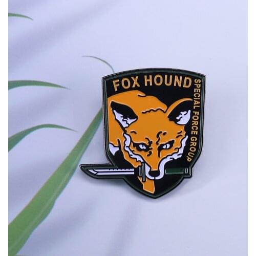 Foxhound Metal Gear Solid Cosplay Metal Pin Badge