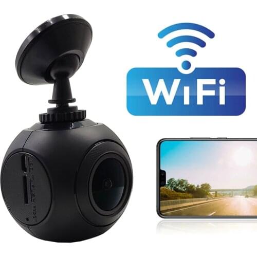 Ainina A9 WiFi Car Dash Cam Full-HD 1080p Car Dashboard Camera Recorder Built-in WiFi with APP, Sony Sensor ,G-Sensor, WDR
