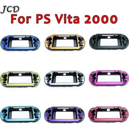 JCD 9 colors Aluminum Plastic Protective Skin Case Cover Shell for Sony PlayStation PS Vita 2000 PSV PCH-20 Controller