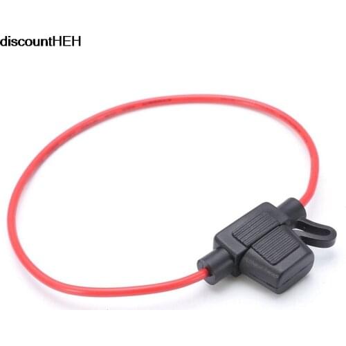 1pcs Waterproof Auto Inline Mini In-Line Fuse Holder Small Waterproof Harness Seat With Line Fuse Box 30CM