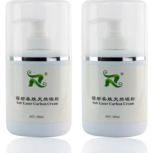 300ml soft laser carbon cream nano carbon gel cream for Skin whitening Reduce pigmentation 2pcs/set Original quality