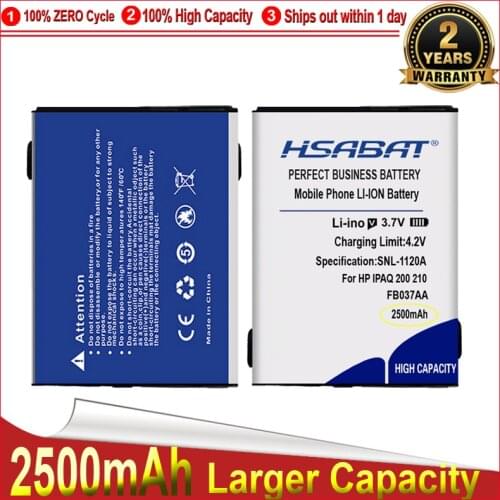 HSABAT 0 Cycle Battery for HP IPAQ 200 210 211 212 214 216 410814-001 419306-001 451405-001 459723-001 FB037AA Accumulator