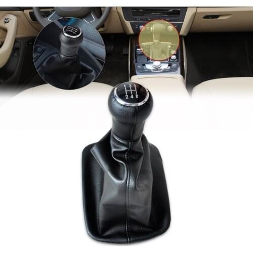 CITALL 4B0863279A 5 Speed Car Gear Shift Knob Gaitor Boot For AUDI A6 C5 A4 B5 A8 D2 1996 1997 1998 1999 2000 2001 2002 2003