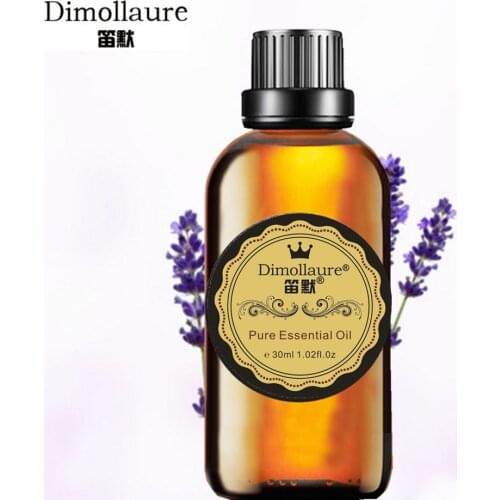 Dimollaure Lavender Essential Oil Help Sleep Fragrance Lamp Humidifier Aromatherapy Oil Acne Treament Spa Massage Oil Skin Care
