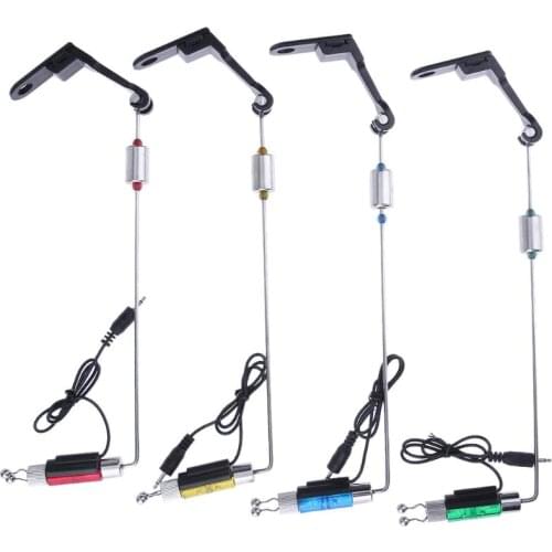 1/4pcs Electronic Illuminated Carp Fishing Hanger Bite Alarms Indicator Set Alert Supplies Outdoor Fishing tools